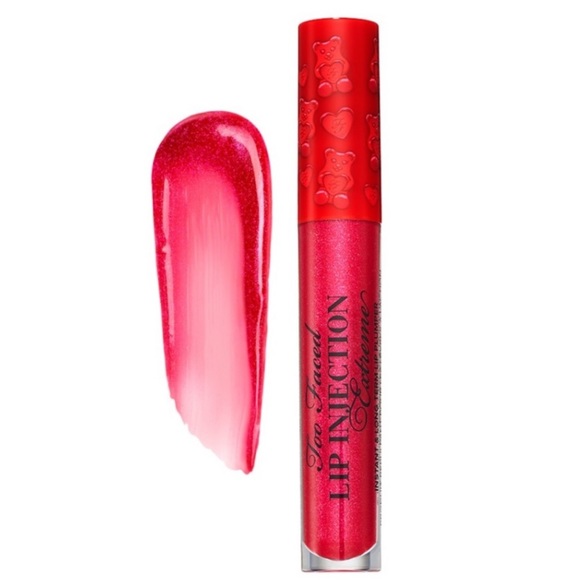 TOO FACED Limited Edition Lip Injection Extreme in Cinnamon Bears NIB - Picture 5 of 7